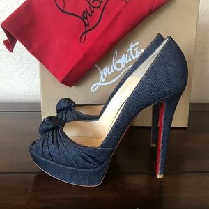 Christian Louboutin denim Greissimo shoes 39.5